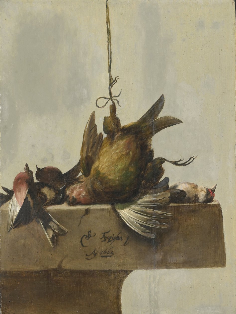 Martwa natura z ptakami autorstwa William Gowe Ferguson