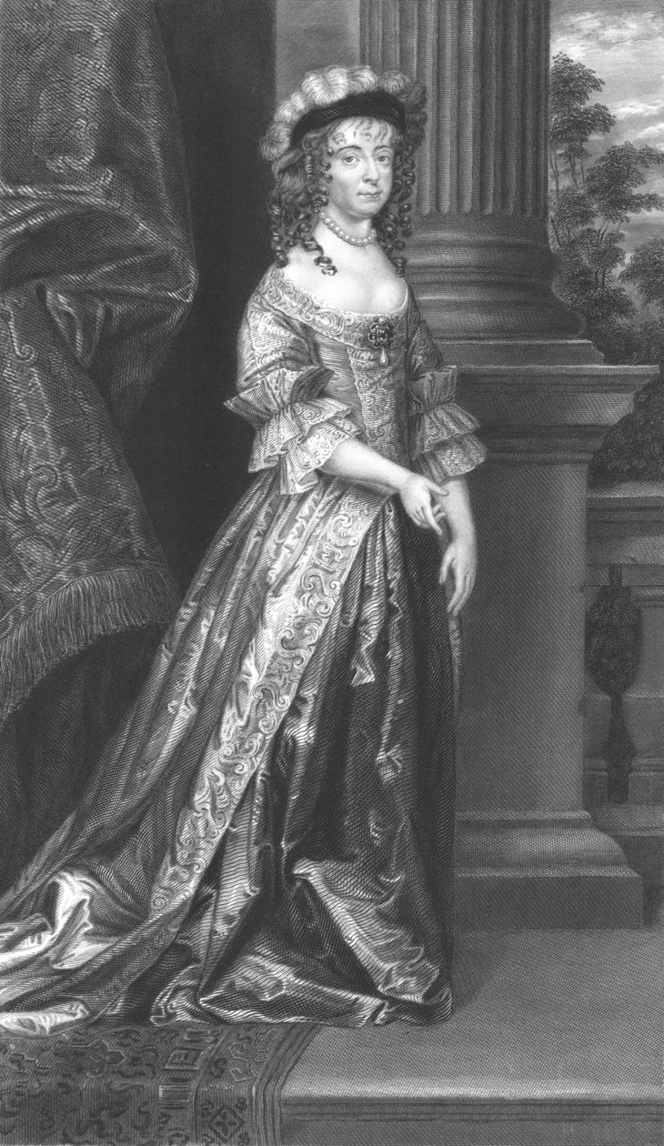 Margaret Cavendish z domu Lucas, księżna Newcastle upon Tyne, ok. 1846 r. autorstwa William Greatbach