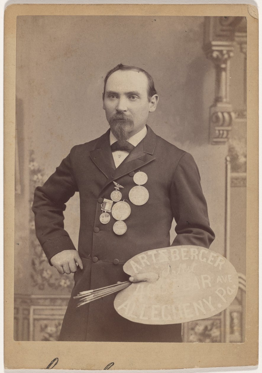 Portret mężczyzny, początek XX wieku (zdjęcie) autorstwa William H. Artzberger
