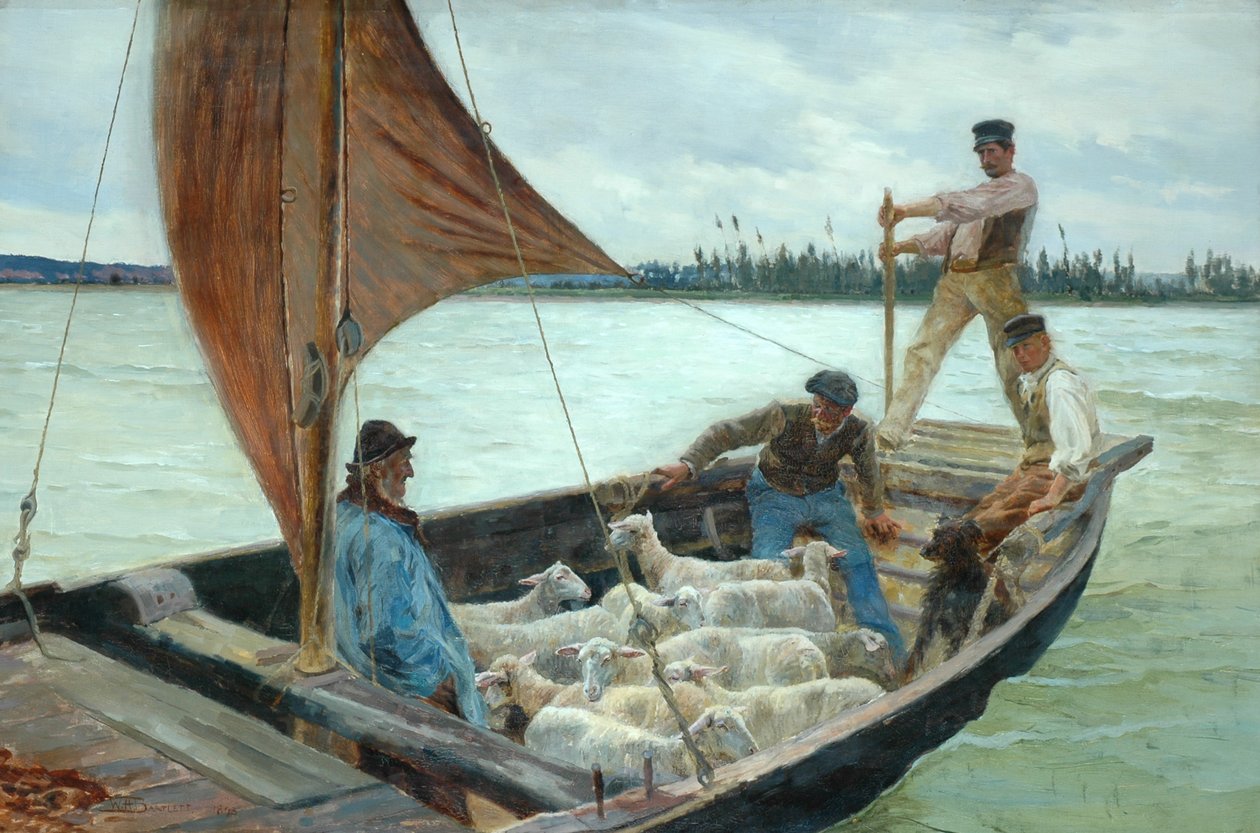 Przewiewne przejście, 1893 autorstwa William H. Bartlett
