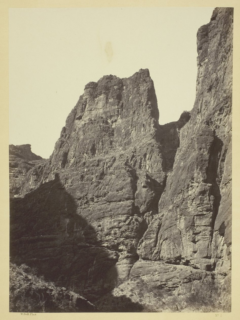 Kanion Kanab Wash, rzeka Kolorado, patrząc na południe autorstwa William H. Bell