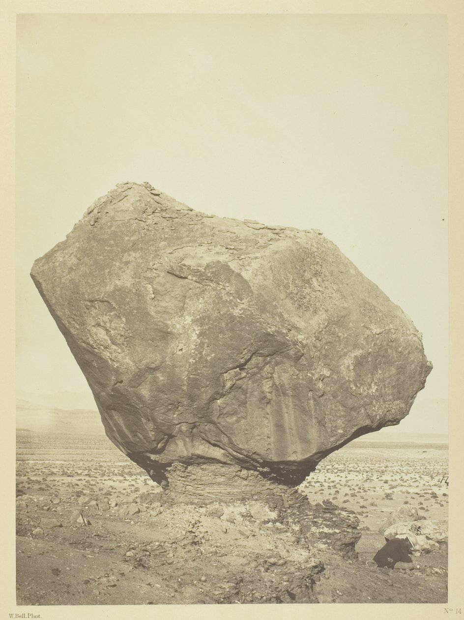 Perched Rock, Rocker Creek, Arizona autorstwa William H. Bell
