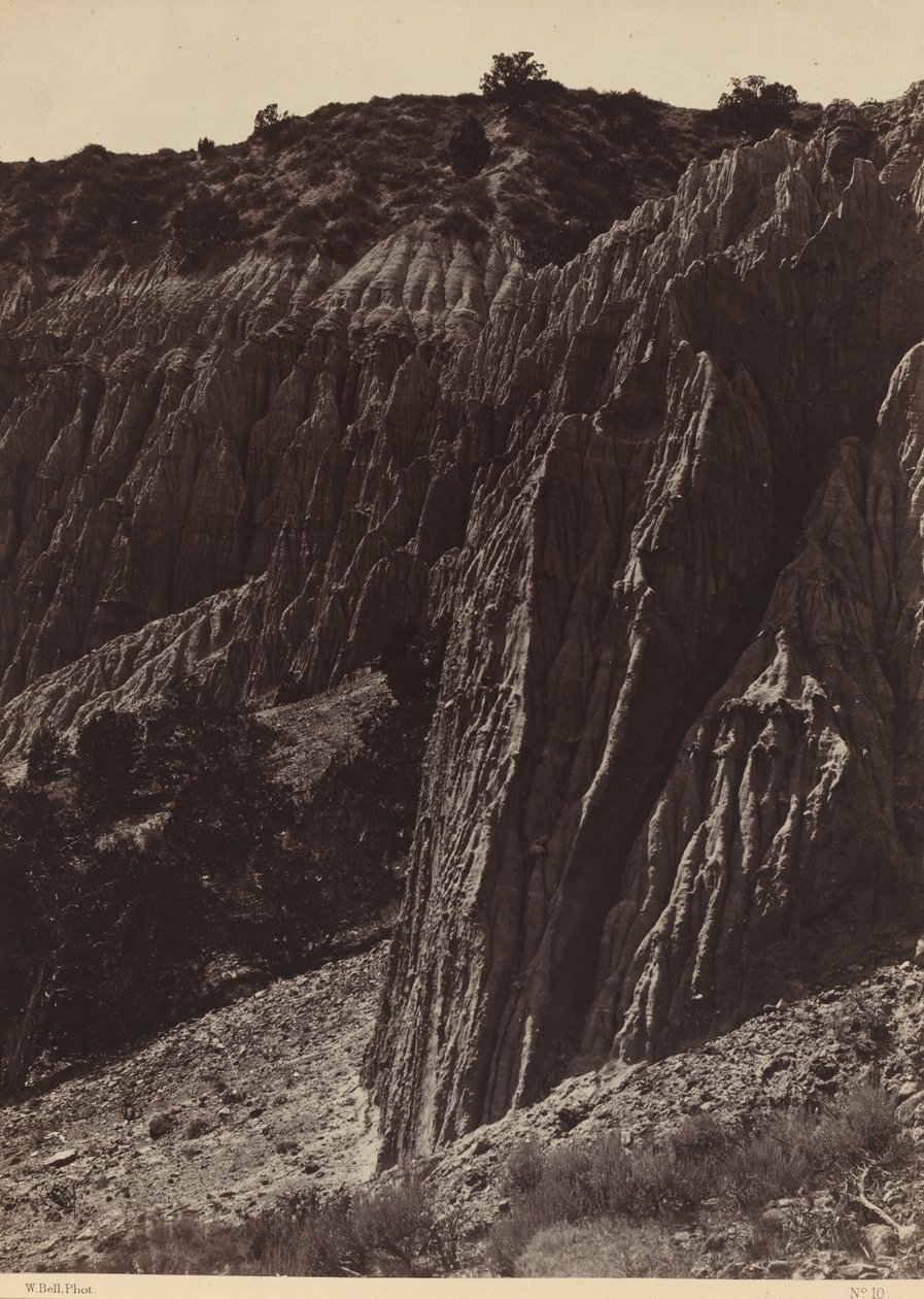 Rzeźba Deszczu, Kanon Salt Creek, Utah autorstwa William H. Bell