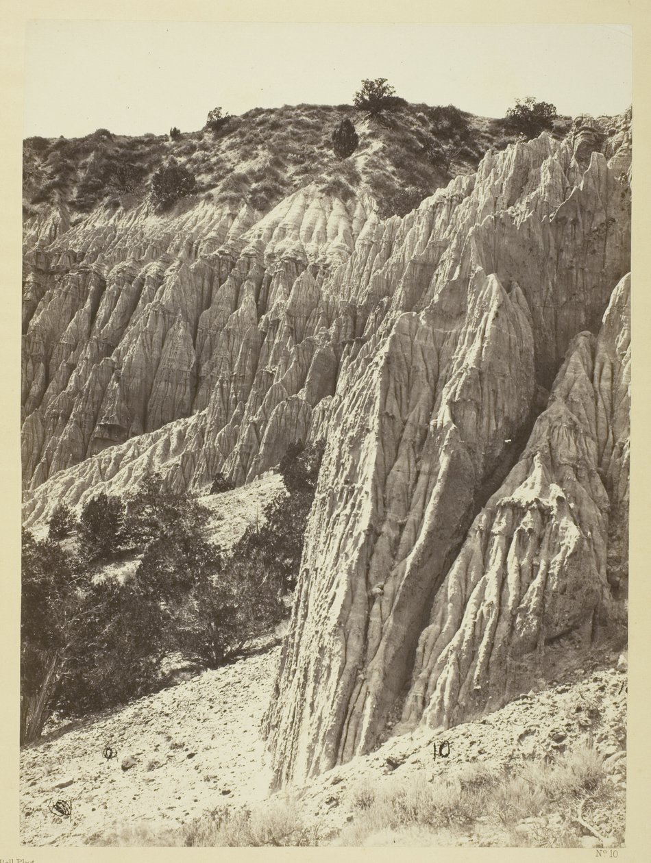 Rzeźba Deszczu, Salt Creek Canon, Utah autorstwa William H. Bell