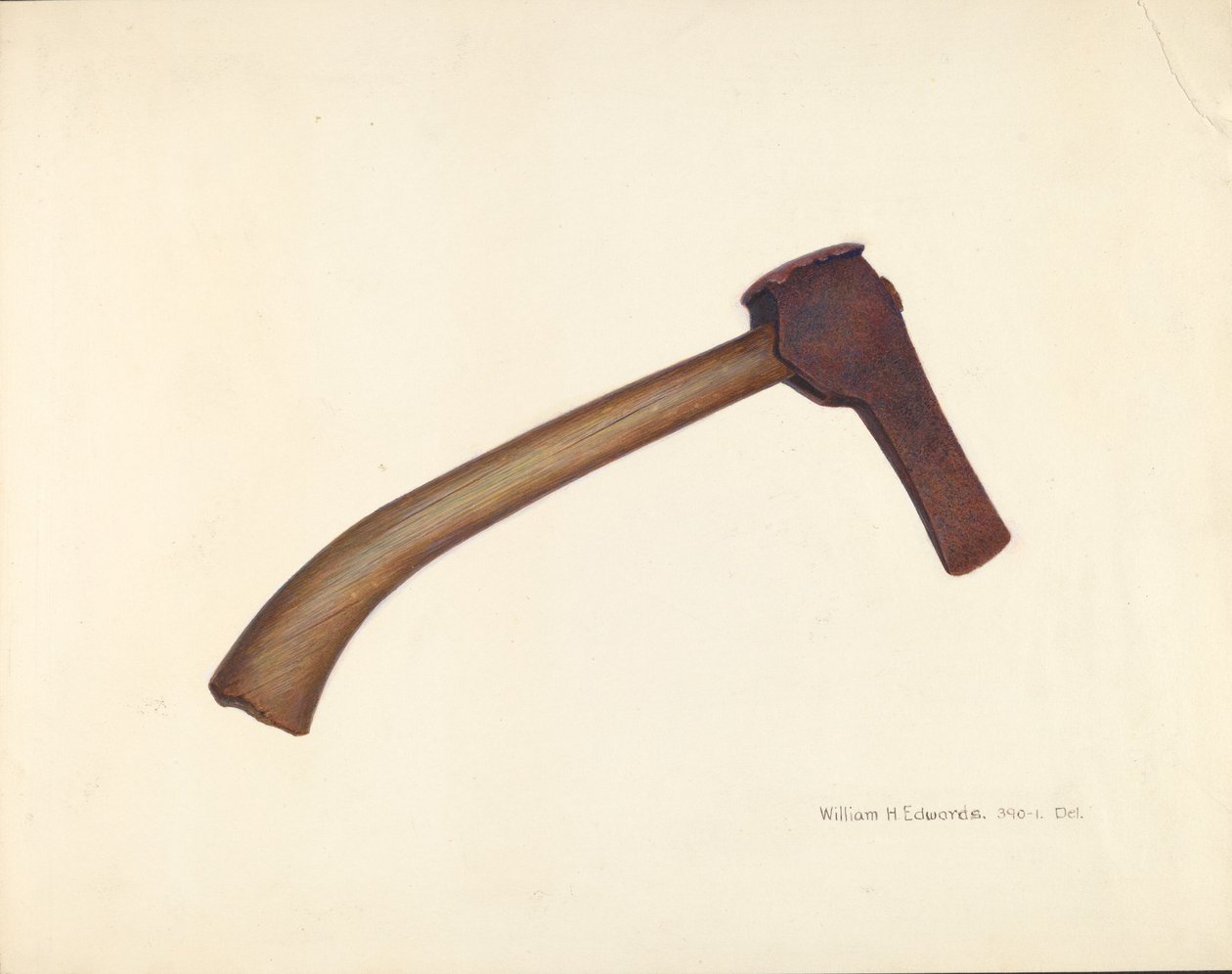 Siekiera pocztowa, 19351942. autorstwa William H Edwards