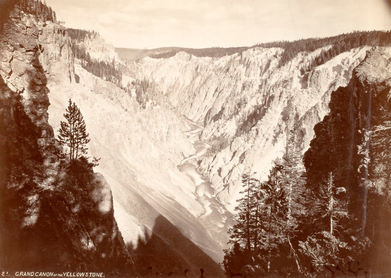 Park Narodowy Yellowstone autorstwa William H. Jackson