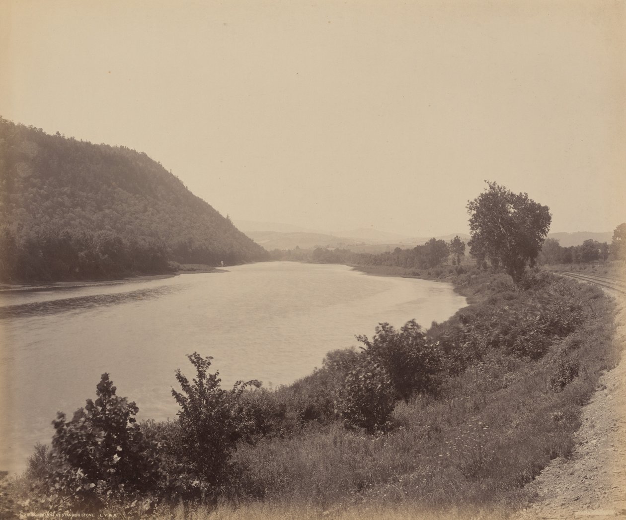 Susquehanna na Stojącym Kamieniu autorstwa William H. Rau
