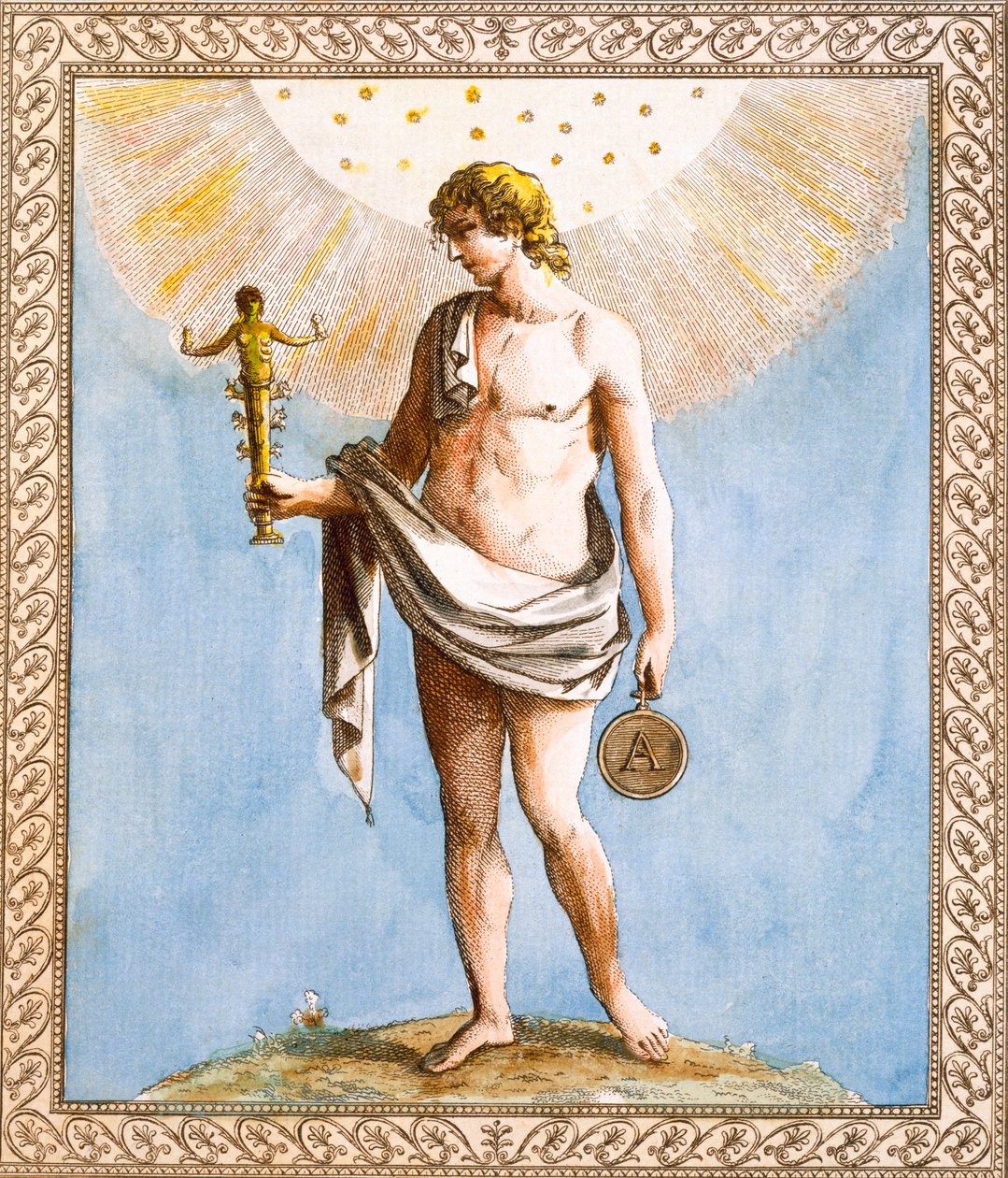 Apollo, rytowany przez Francesco Bartolozziego, 1799 autorstwa William Hamilton