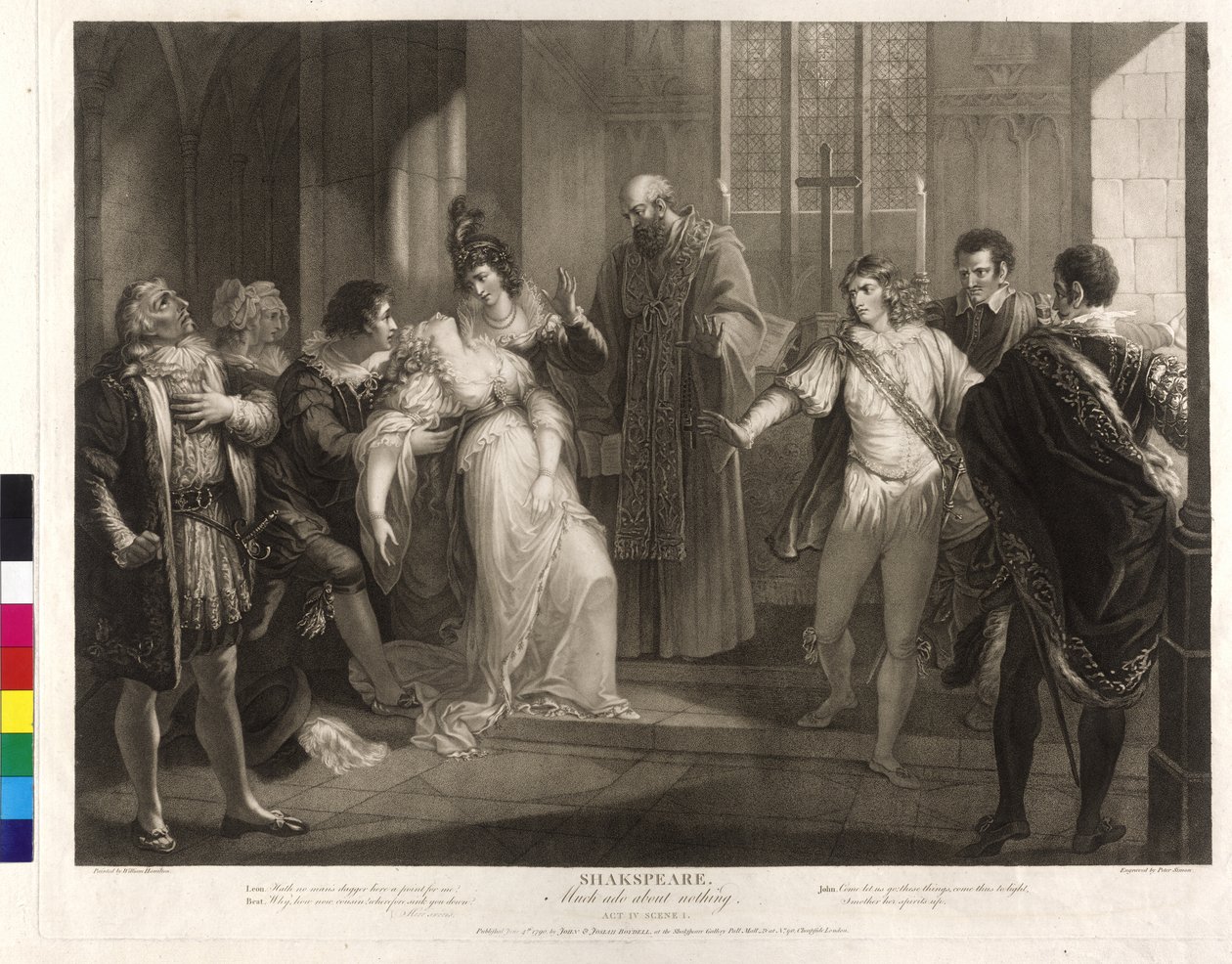 Scenografia William Shakespeare: Wiele hałasu o nic autorstwa William Hamilton
