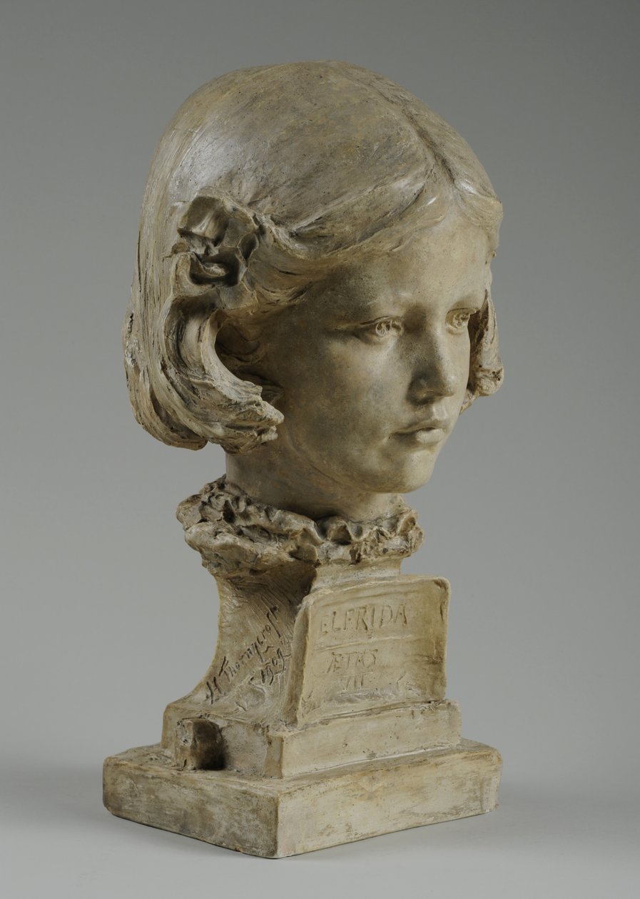 Popiersie Elfridy Thornycroft, 1909 autorstwa William Hamo Thornycroft