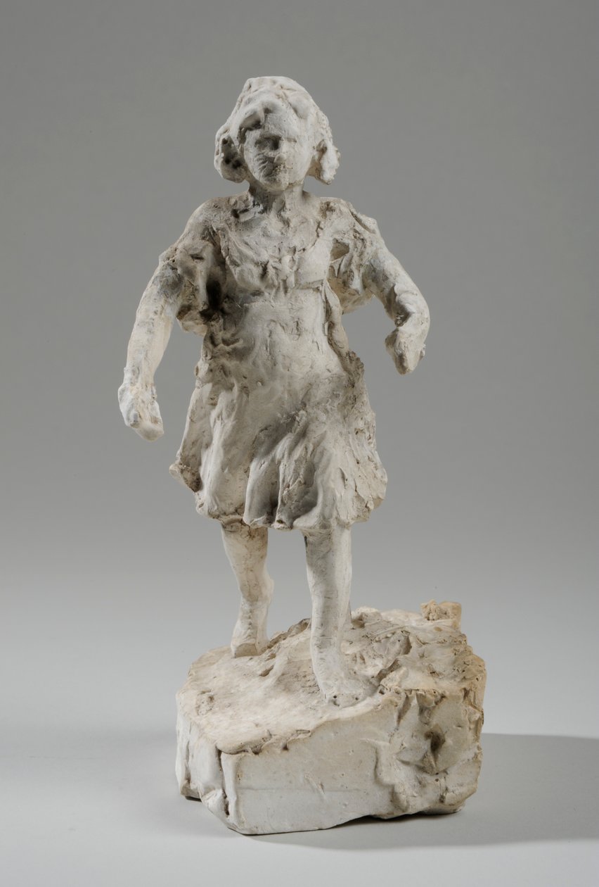Makieta do figurki biegnącej dziewczyny (gips) (patrz także 440336) autorstwa William Hamo Thornycroft
