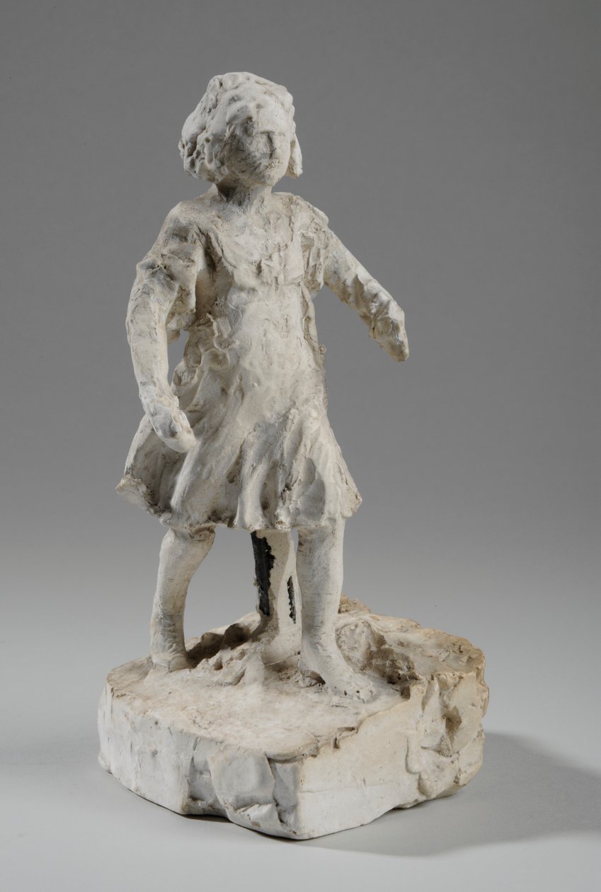 Makieta do figurki biegnącej dziewczyny (gips) (patrz także 440337) autorstwa William Hamo Thornycroft