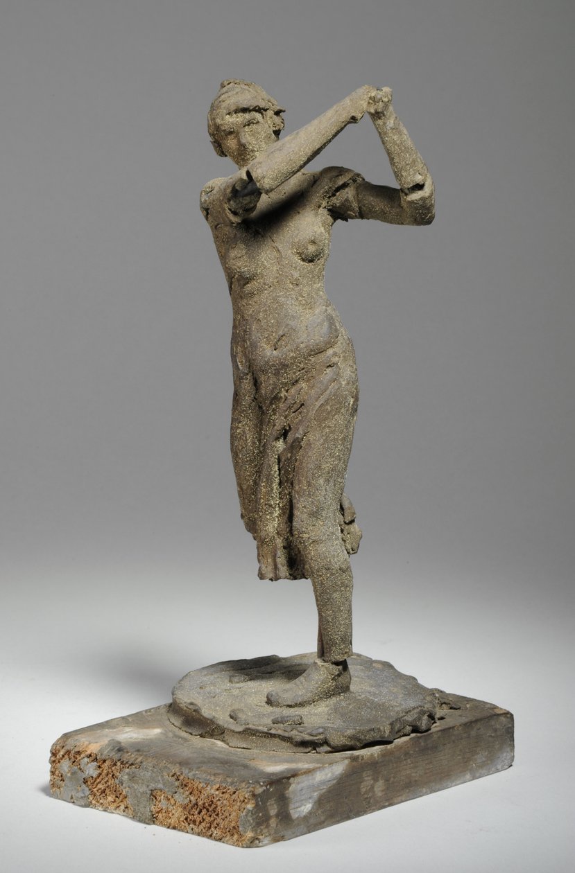 Makieta do postaci golfistki (plastelina) autorstwa William Hamo Thornycroft