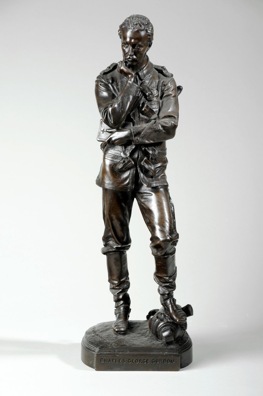 Statuetka generała Charlesa Gordona autorstwa William Hamo Thornycroft