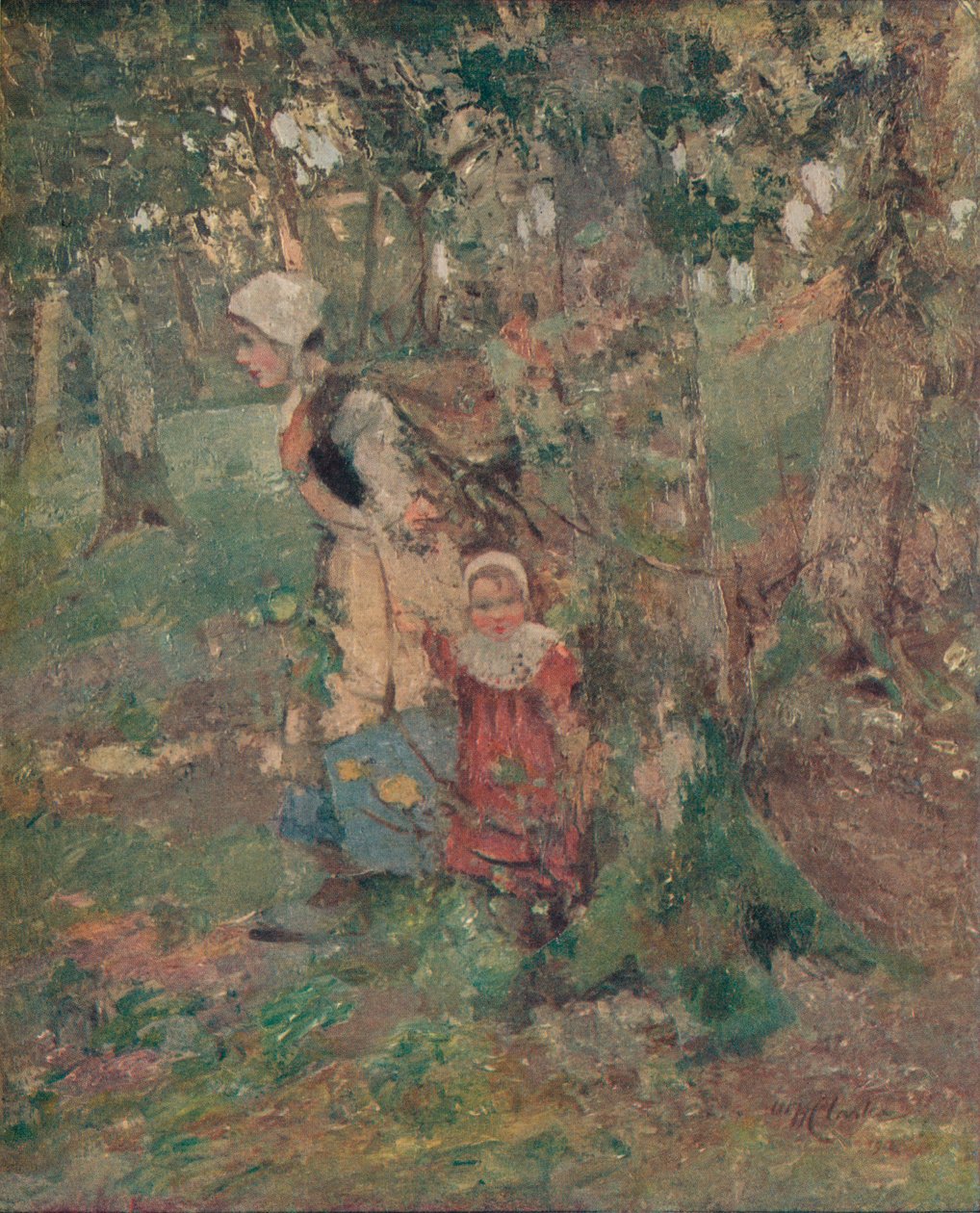 Skraj lasu, c1916 autorstwa William Hanna Clarke