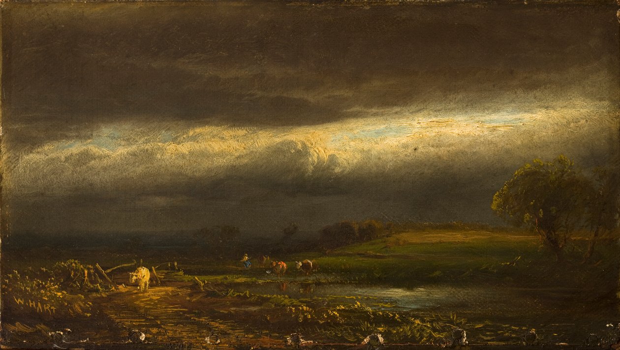 Coming Storm, Lake Cayuga (N.Y.) autorstwa William Hart