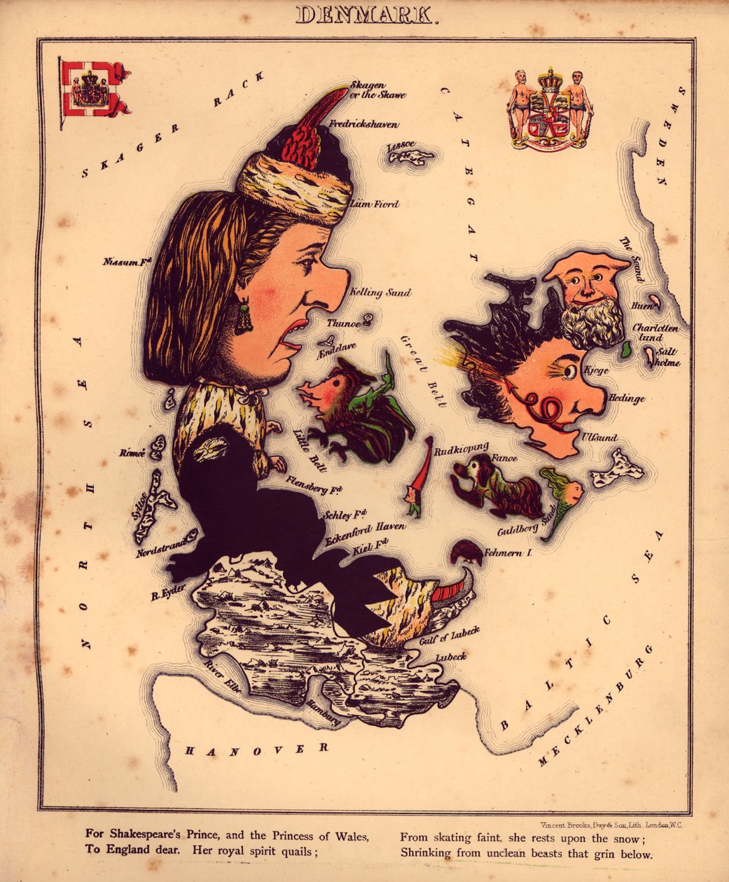 Geograficzna zabawa - czyli humorystyczne zarysy różnych krajów, ze wstępem i wierszami opisowymi LOC 84675540-16 autorstwa William Harvey
