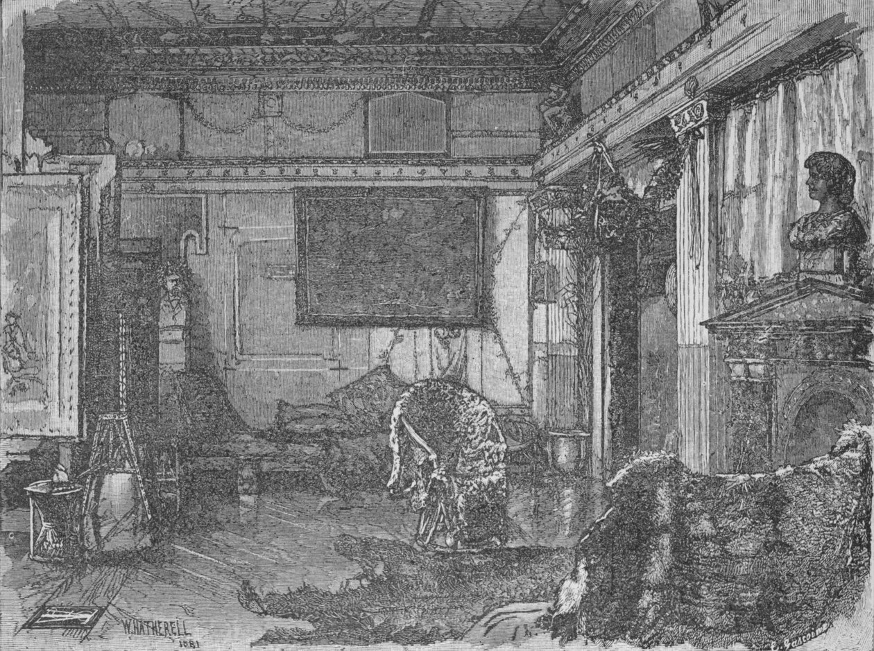 Alma Tademas Dawne studio, 1890 autorstwa William Hatherell