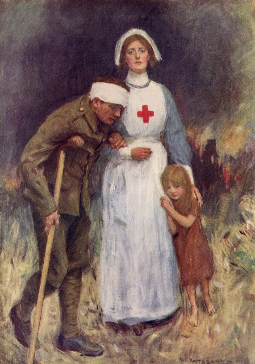 Pielęgniarka Czerwonego Krzyża w I wojnie światowej autorstwa William Hatherell