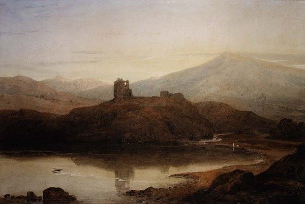 Zamek Dolbadarn autorstwa William Havell