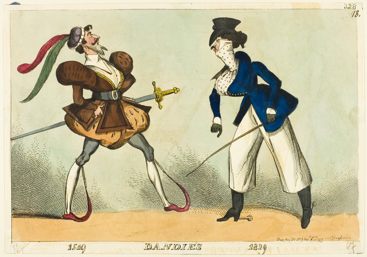 1519 Dandies 1819 autorstwa William Heath