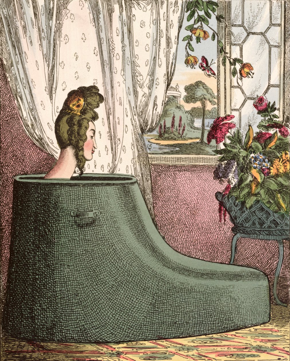 Ładne miejsce w czasie upałów, ok. 1800 autorstwa William Heath