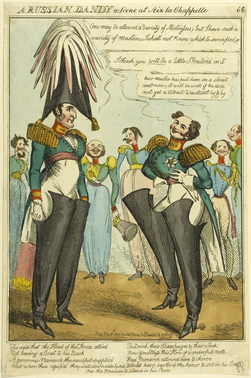Rosyjski dandys autorstwa William Heath