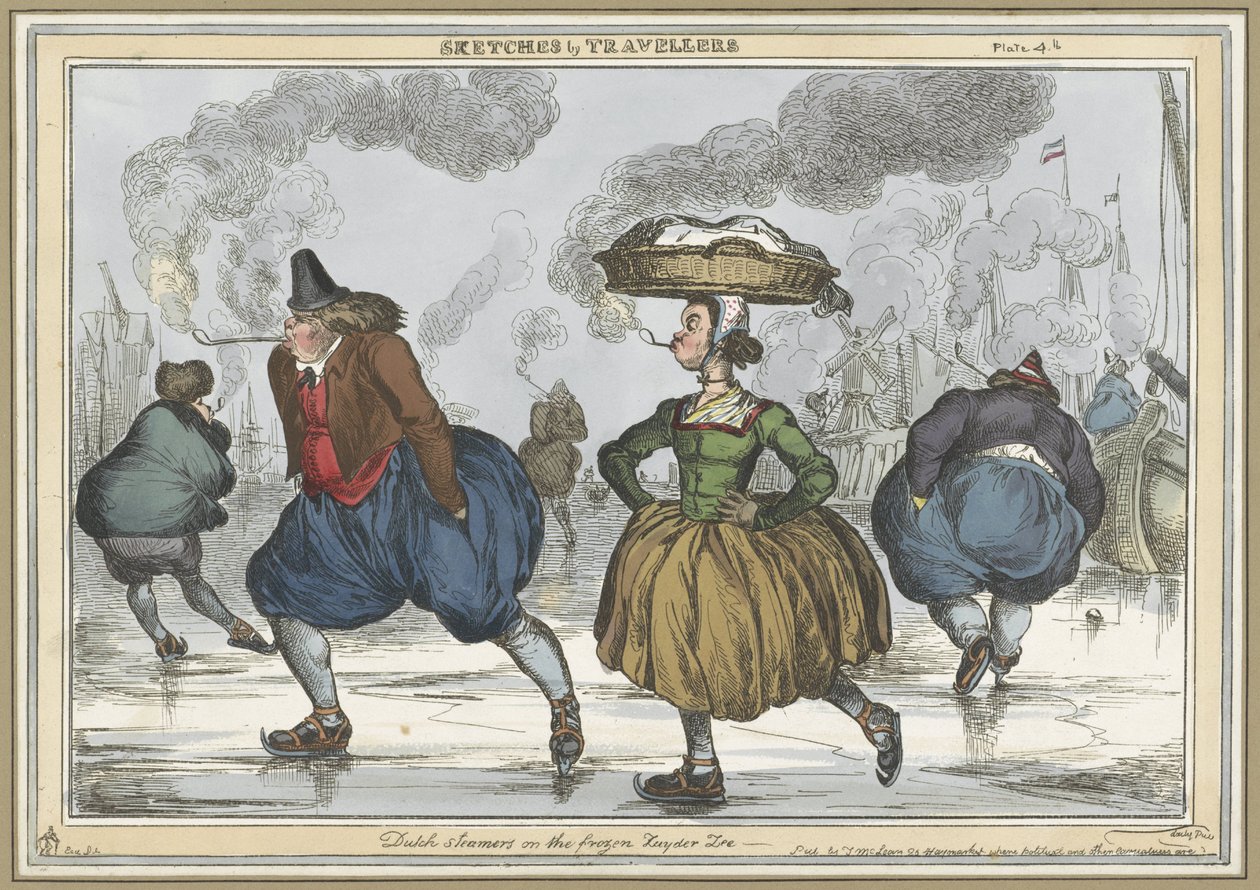 Holenderskie parowary autorstwa William Heath
