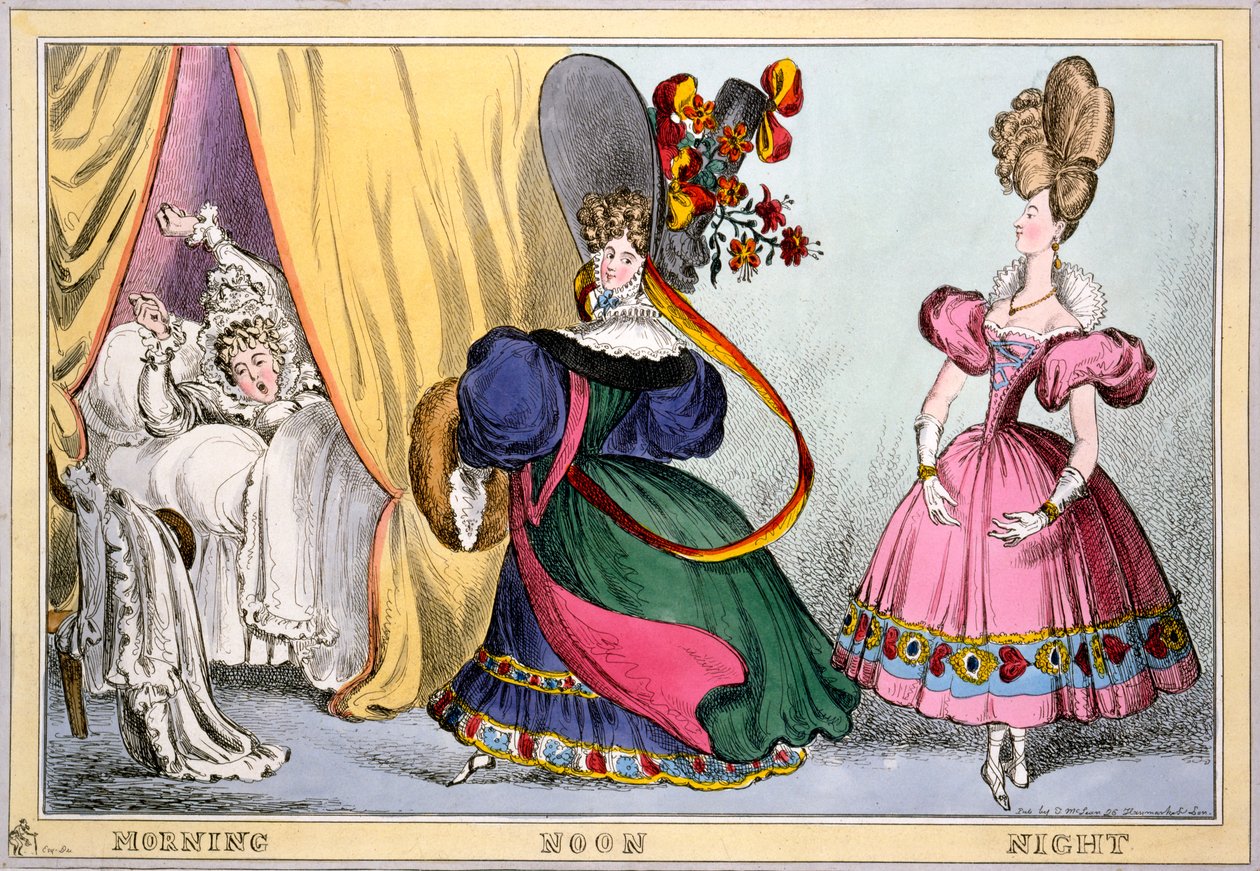 Poranna noc w południe, ok. 1828 r. (ręcznie barwiony grawerunek) autorstwa William Heath