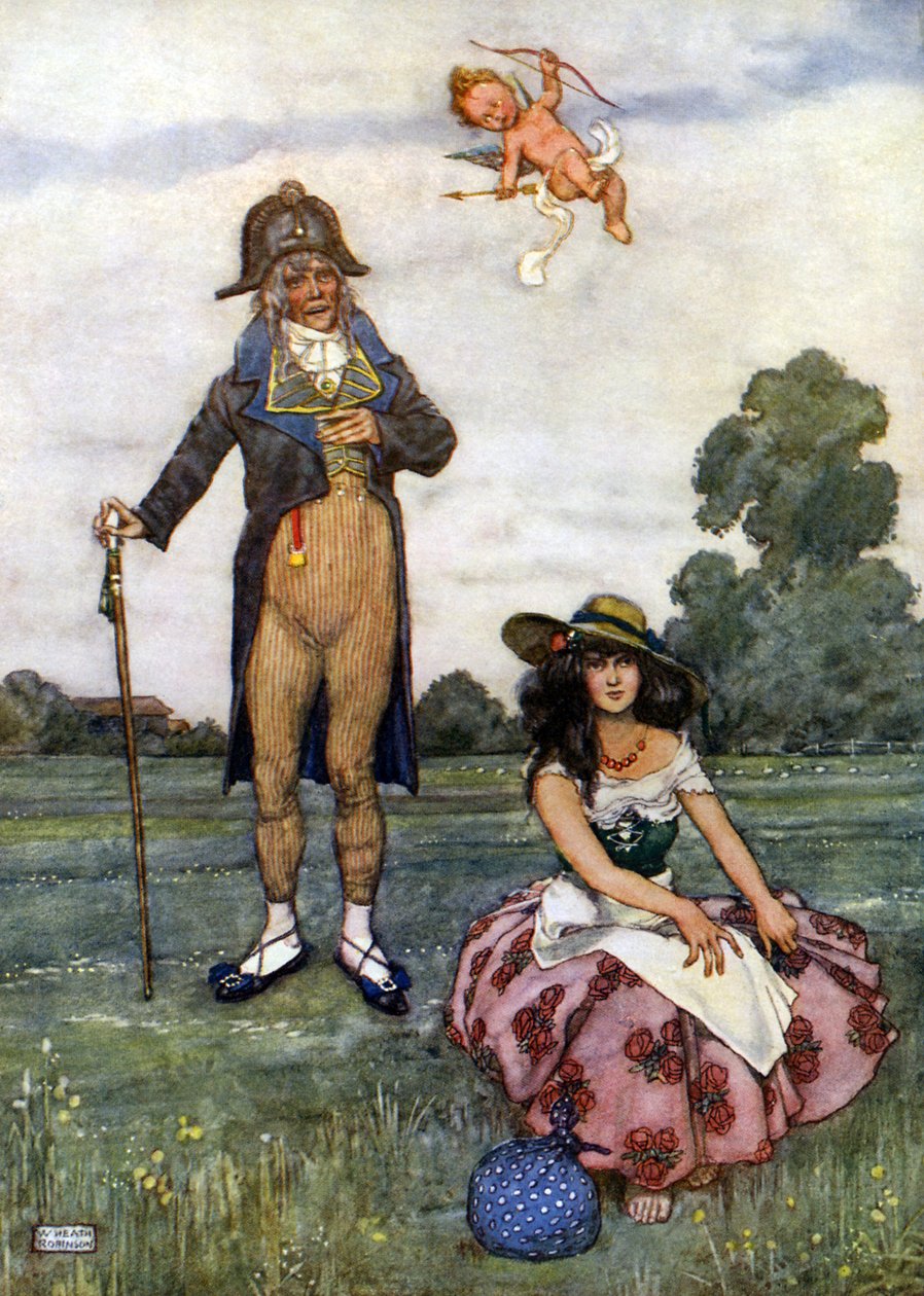 „Ale ja jestem za stara, a ty za młoda” autorstwa William Heath Robinson