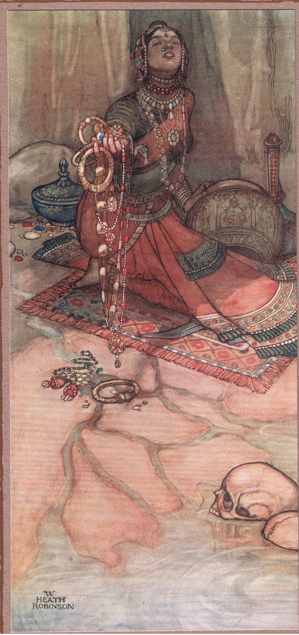 Kalkuta. Ja, kapitan morza, uwielbiał zbudowaną rzekę autorstwa William Heath Robinson