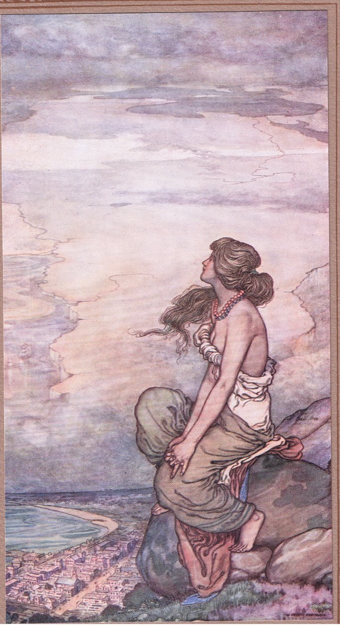 Kapsztad. Grad! Porwany i wymieniany na rufie z ręki do ręki autorstwa William Heath Robinson