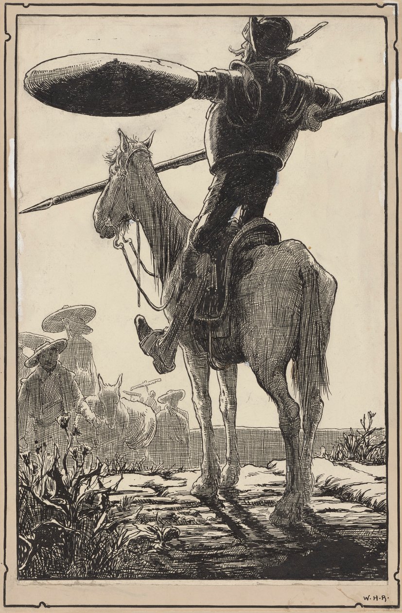 Don Kichot autorstwa William Heath Robinson