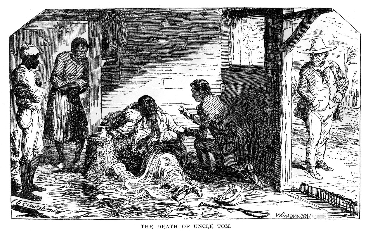 „Śmierć wuja Toma”, Z kabiny wuja Toma, opublikowane 1852, 1923. autorstwa William Heinemann Ltd