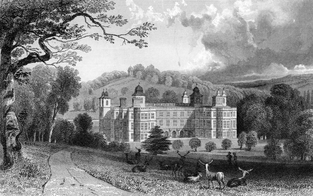 Audley End, Essex, grawerowane przez Henry