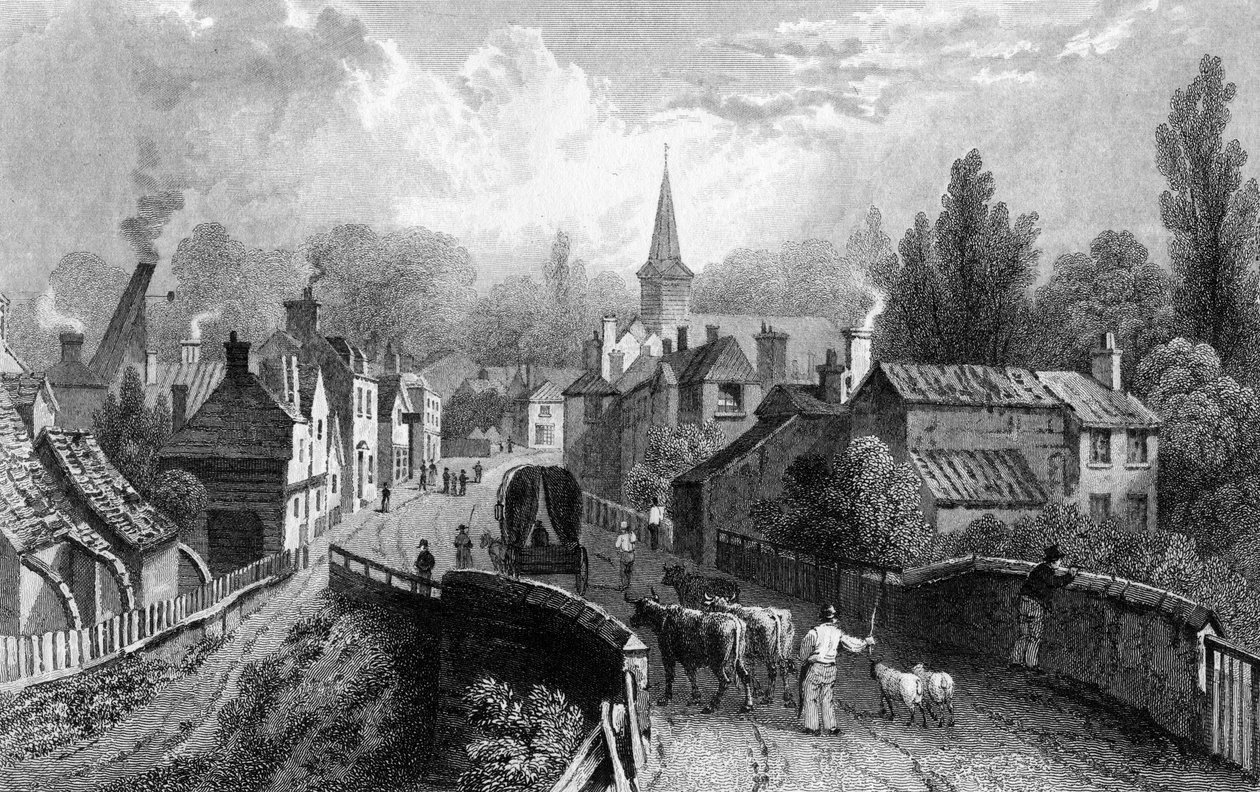 Chipping Ongar, Essex, grawerowane przez Henry