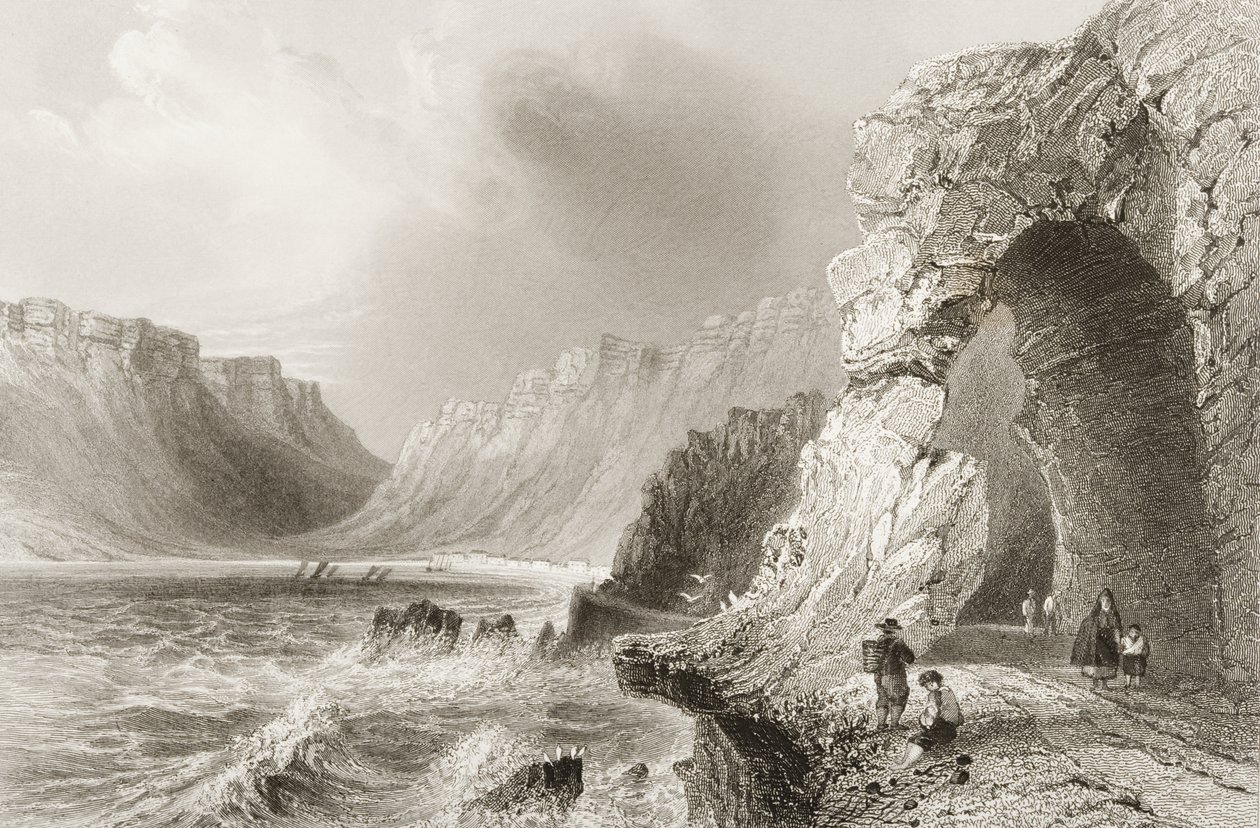 Glengarriff, Hrabstwo Cork, z „Scenery and Antiquities of Ireland” George