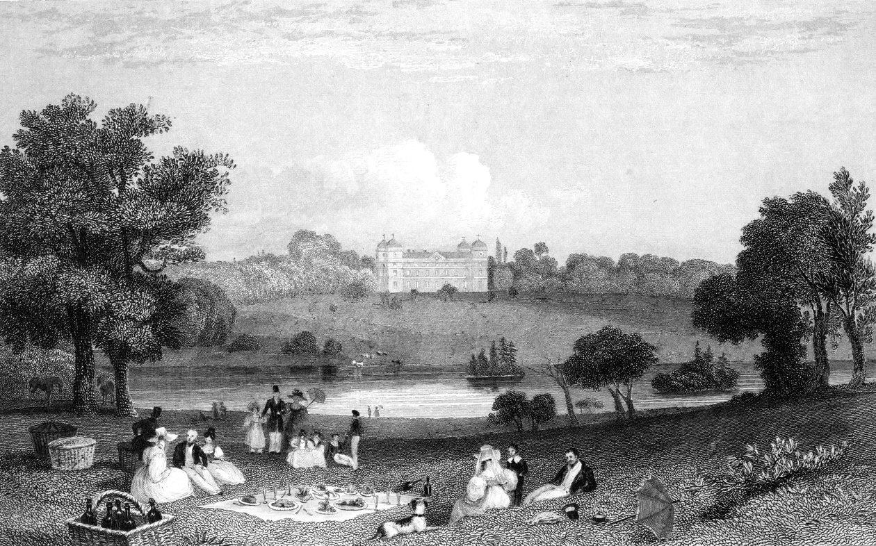 Hallingbury Place, Essex, grawerowane przez Henry