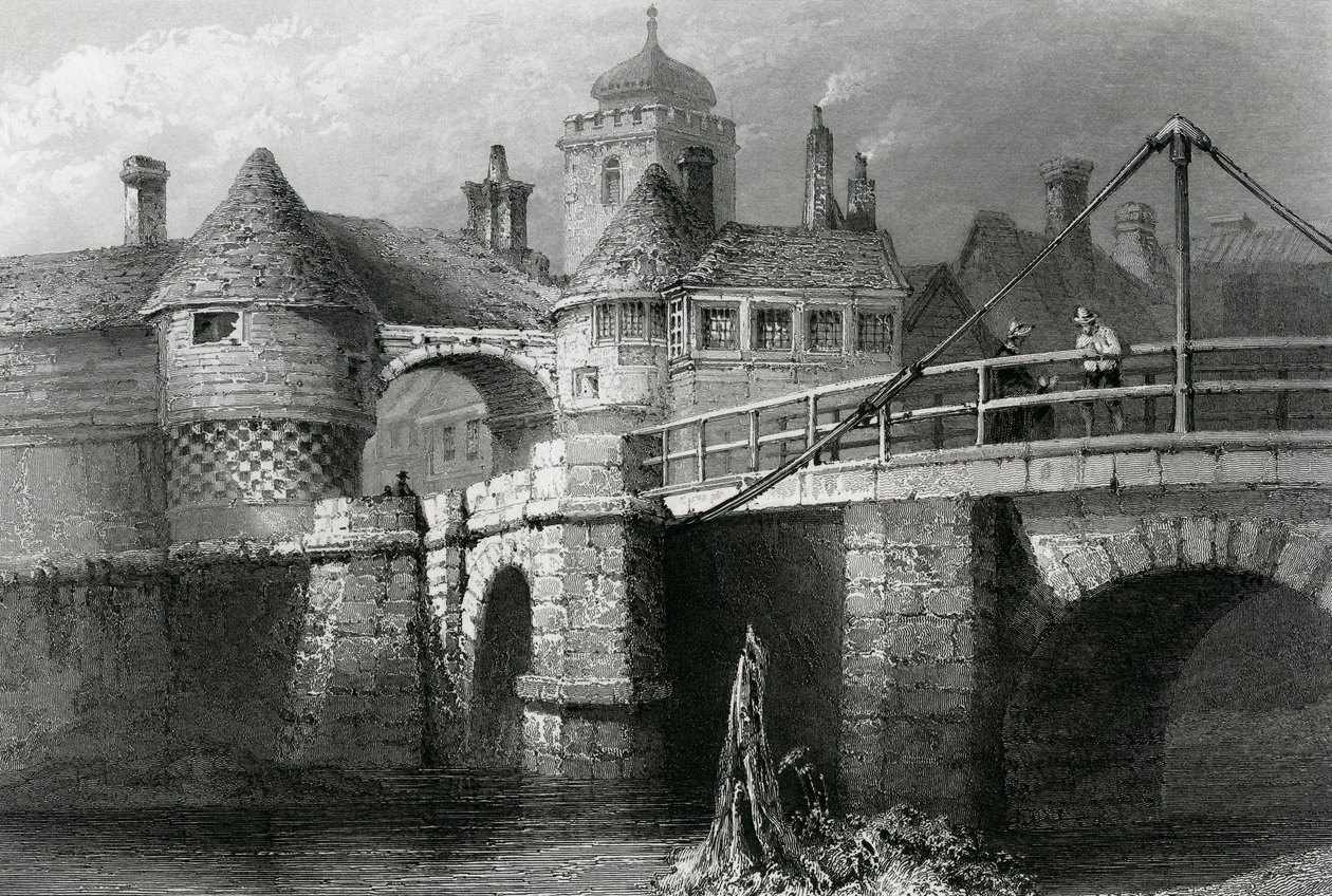 Kanapka, grawerowana przez E. Challisa, 1841 autorstwa William Henry Bartlett