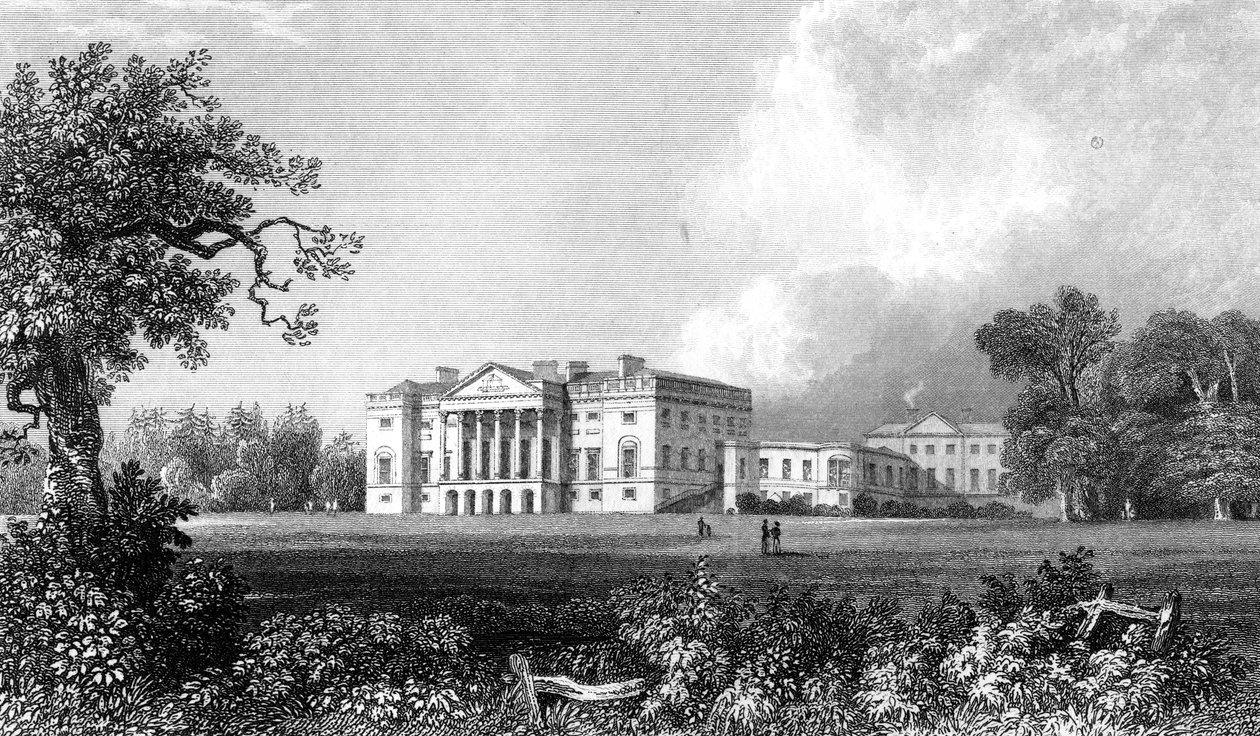 Thorndon Hall, Essex, grawerowane przez Henry