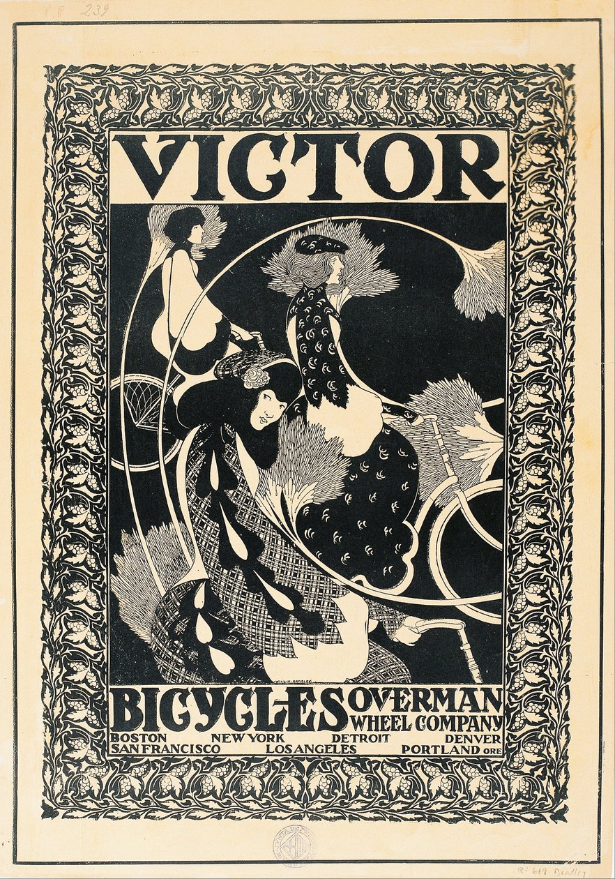 Victor Bicycles autorstwa William Henry Bradley