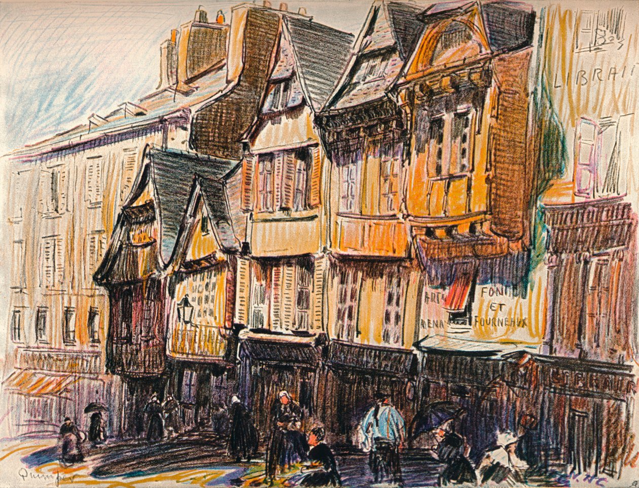 Quimper, ok. 1908 r autorstwa William Henry Charlton