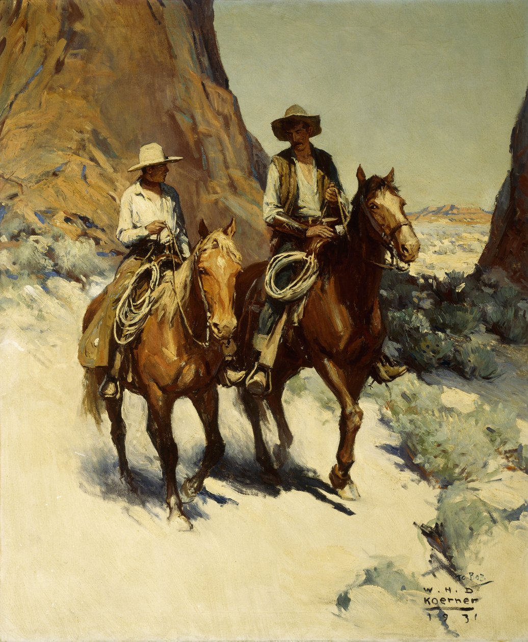 Ilustracja do godnego zaufania łobuza autorstwa William Henry Dethlef Koerner