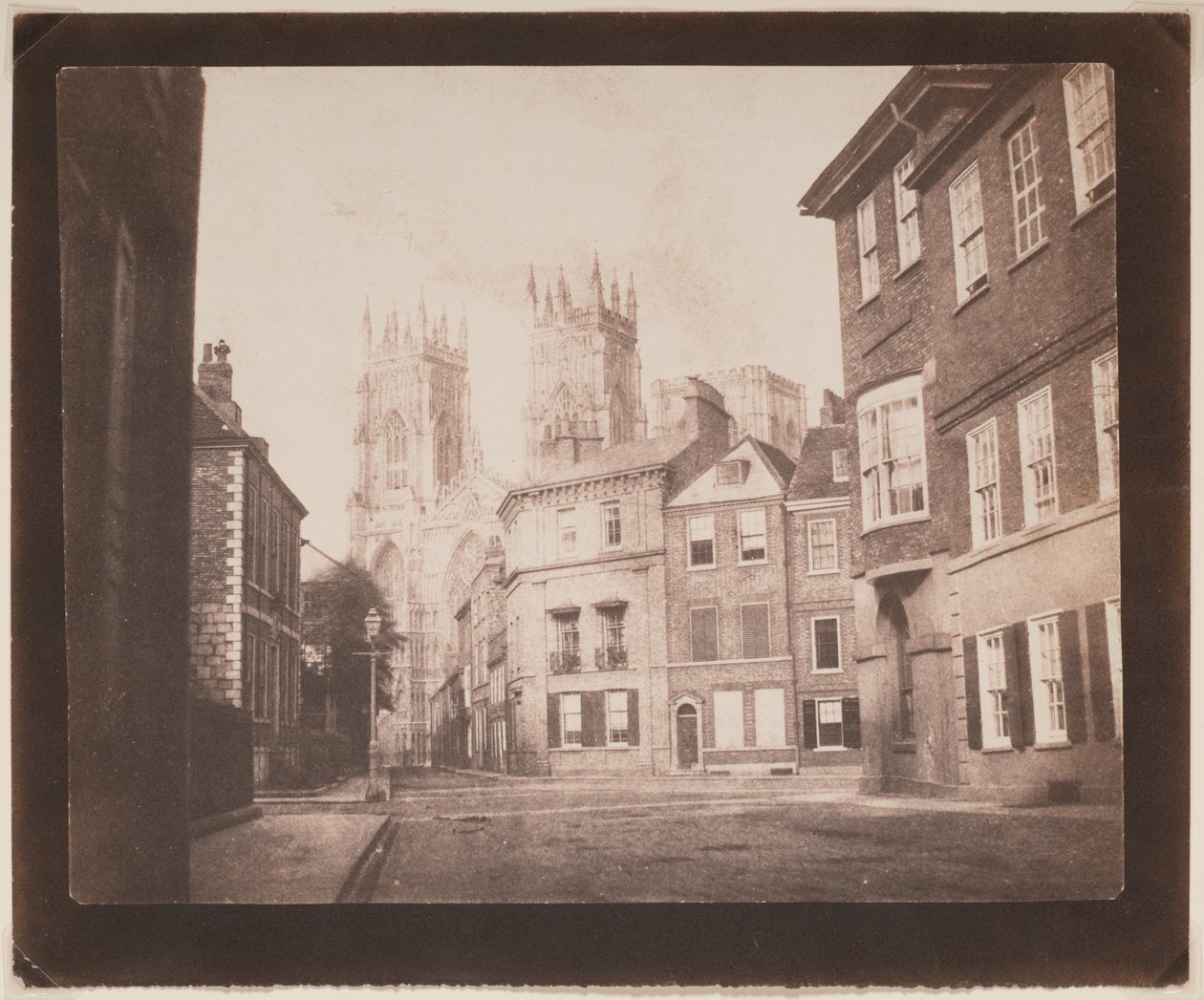 Scena w Yorku - York Minster od strony Lop Lane autorstwa William Henry Fox Talbot
