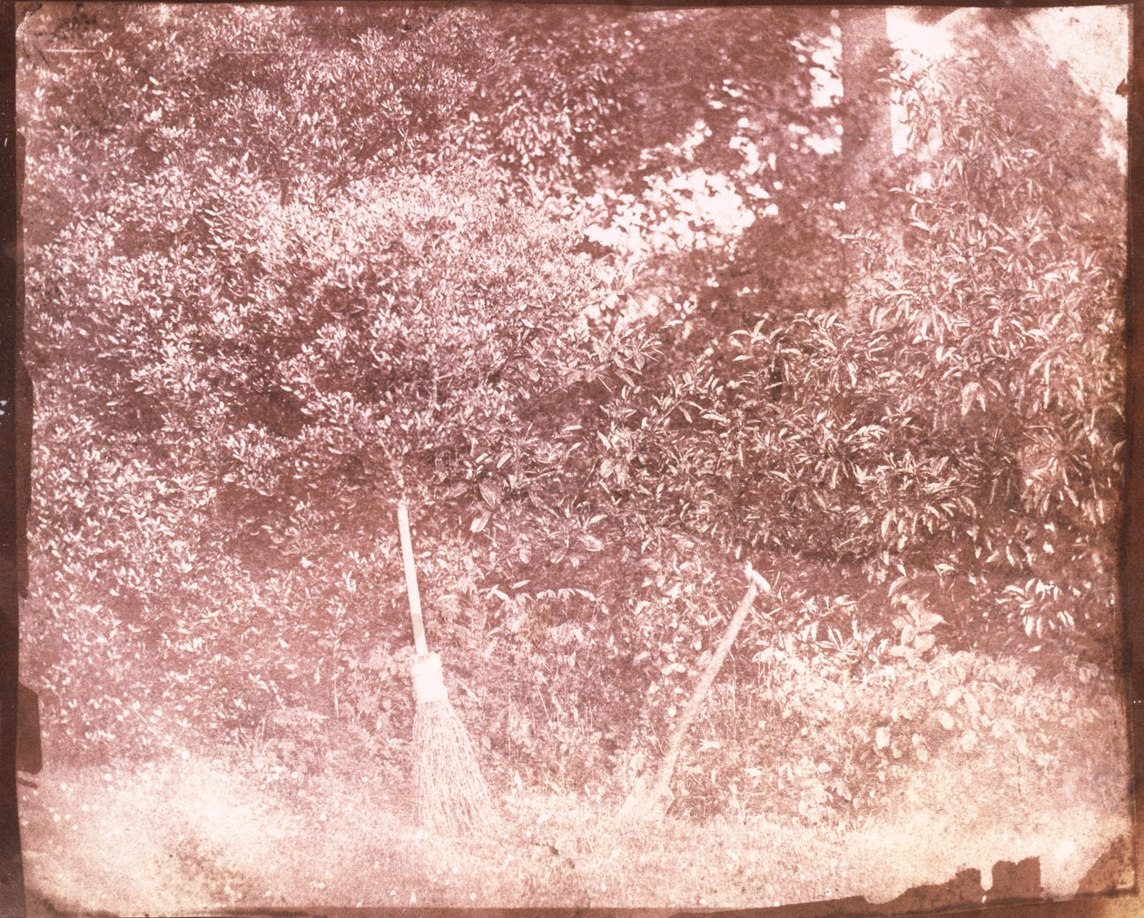 Miotła i łopata, 1842 autorstwa William Henry Fox Talbot