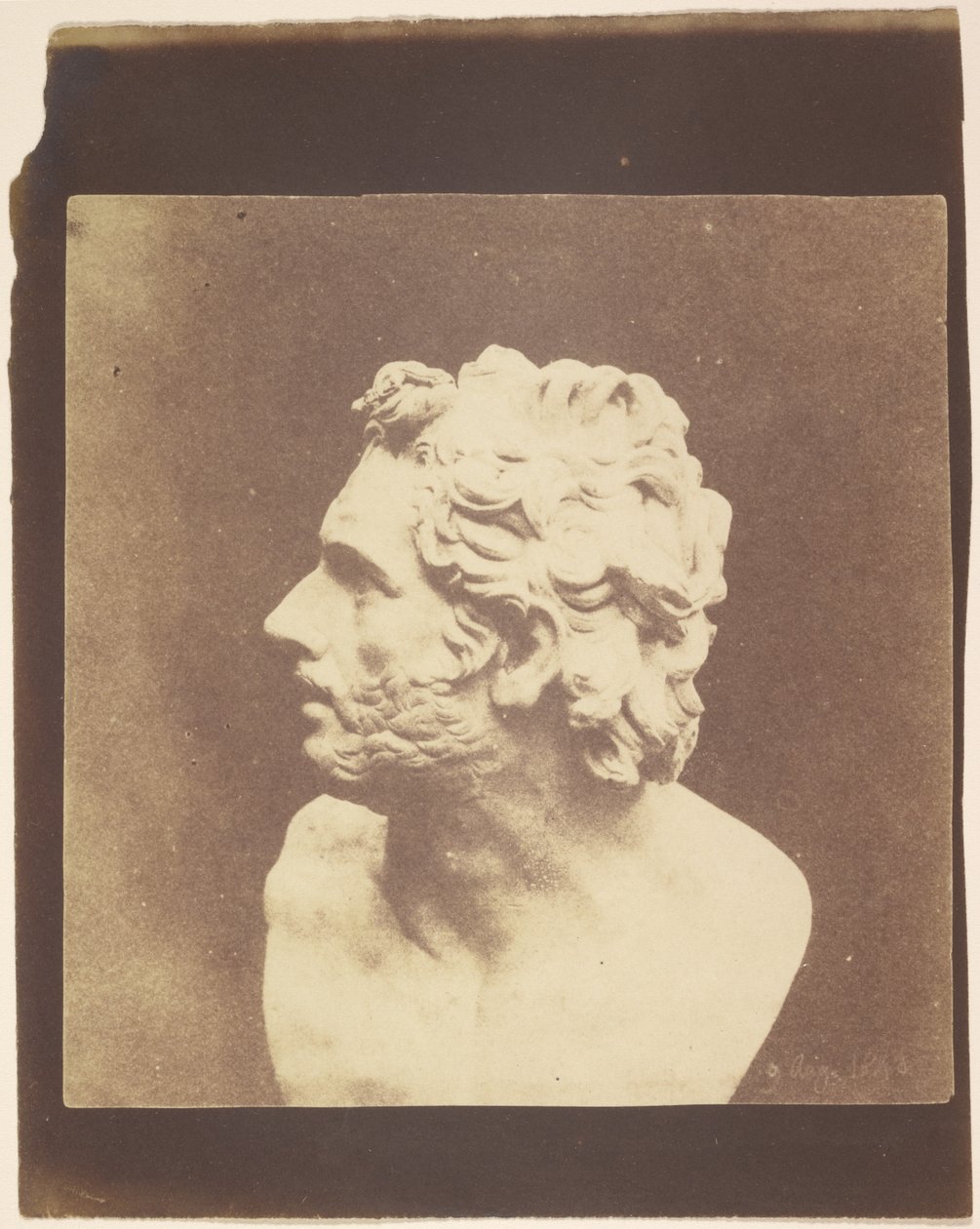 [Popiersie Patroklosa] autorstwa William Henry Fox Talbot