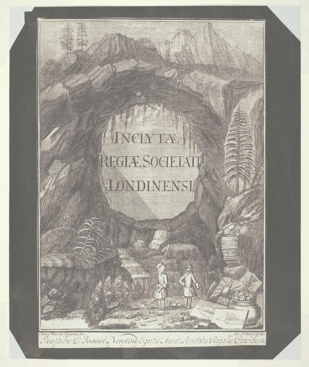 Kopia strony tytułowej dla „Załączony do Royal Society of London” autorstwa William Henry Fox Talbot