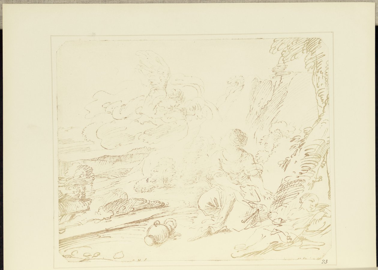 Hagar na pustyni autorstwa William Henry Fox Talbot