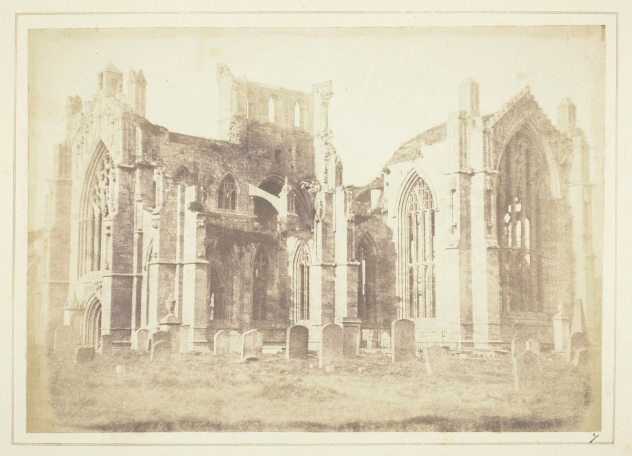 Opactwo Melrose autorstwa William Henry Fox Talbot