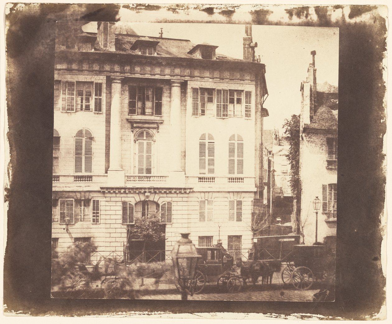 Paryskie kamienice w Paryżu autorstwa William Henry Fox Talbot